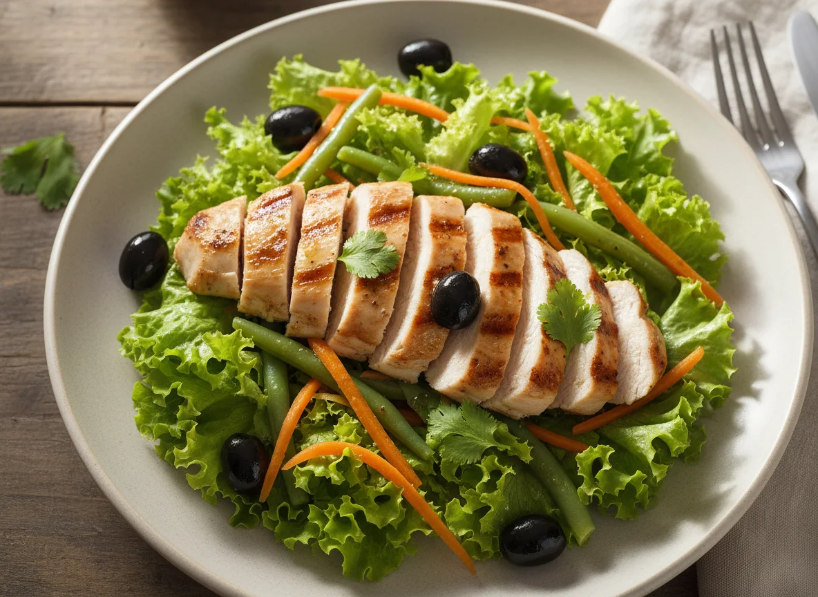 Ensalada de pollo photo