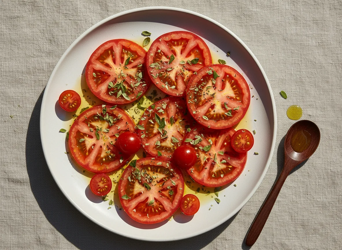 Ensalada de tomate photo