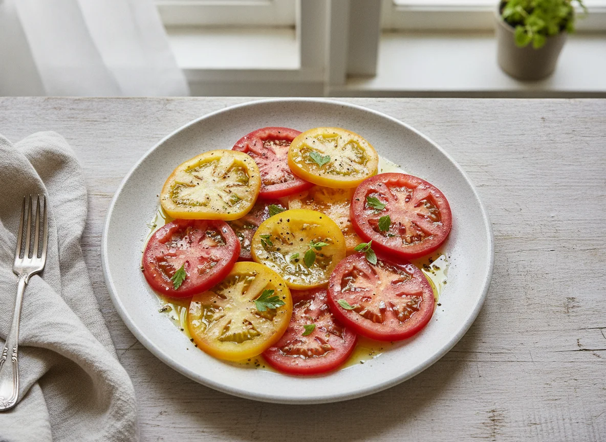 Ensalada de tomates photo