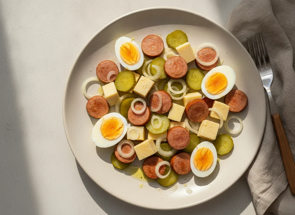 Ensalada de Viena con Huevo photo
