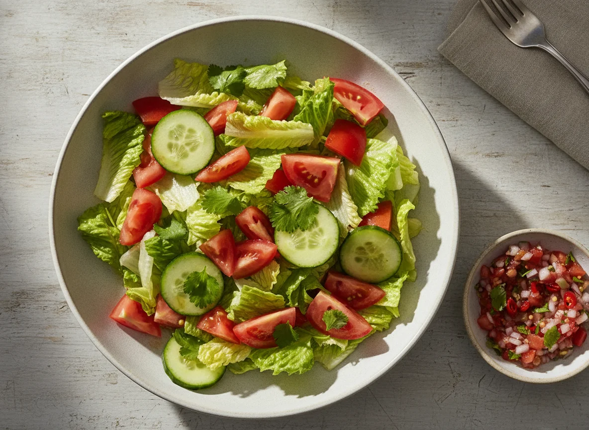 Ensalada mixta con pebre photo
