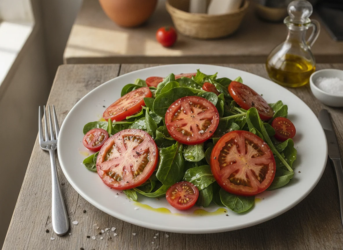Ensalada mixta con tomate photo