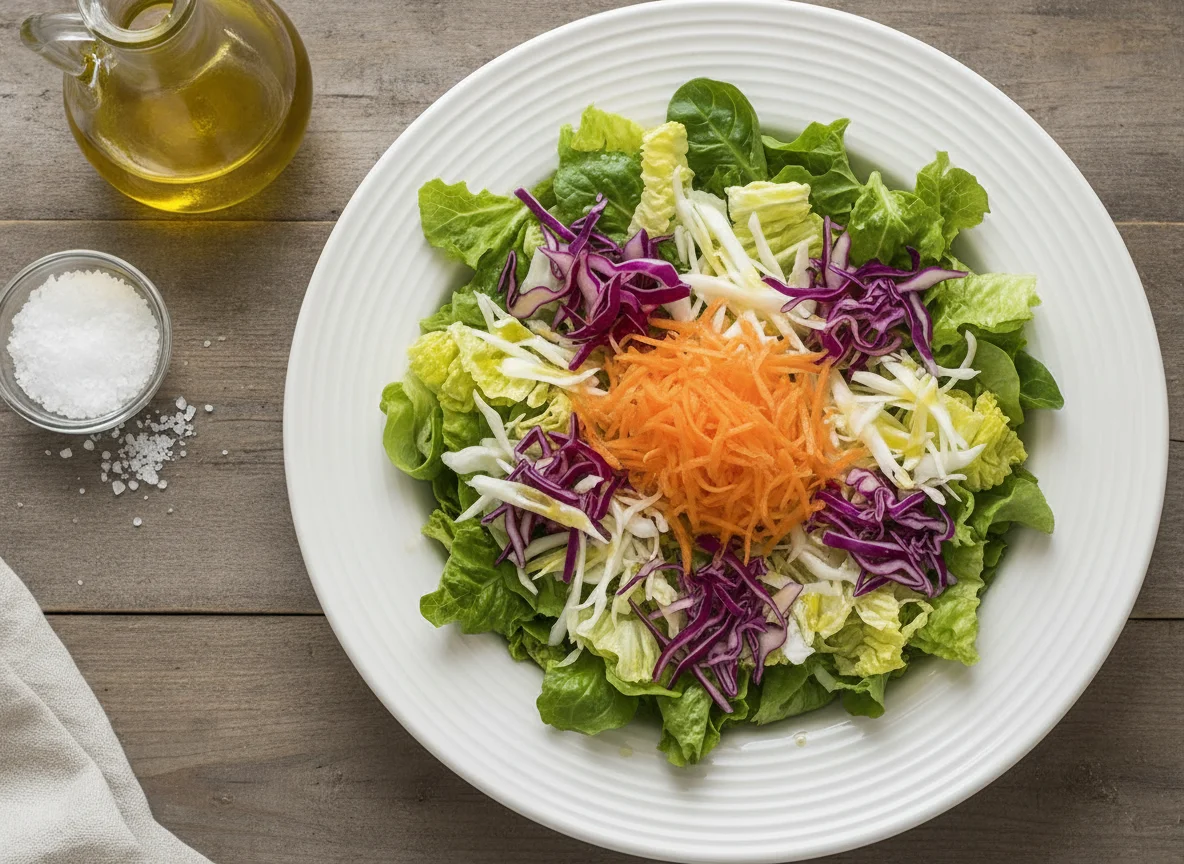Ensalada mixta fresca photo