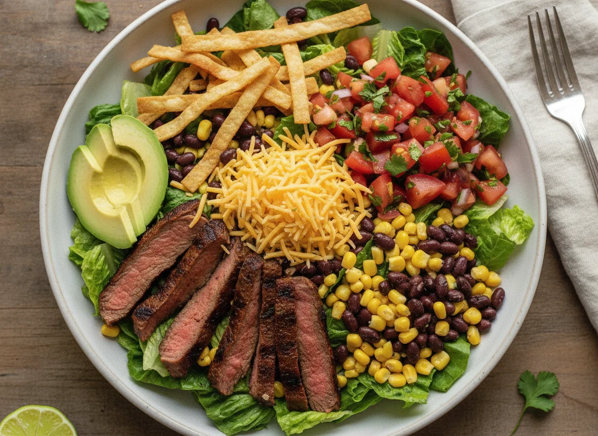 Ensalada Santa Fe con Carne Asada photo