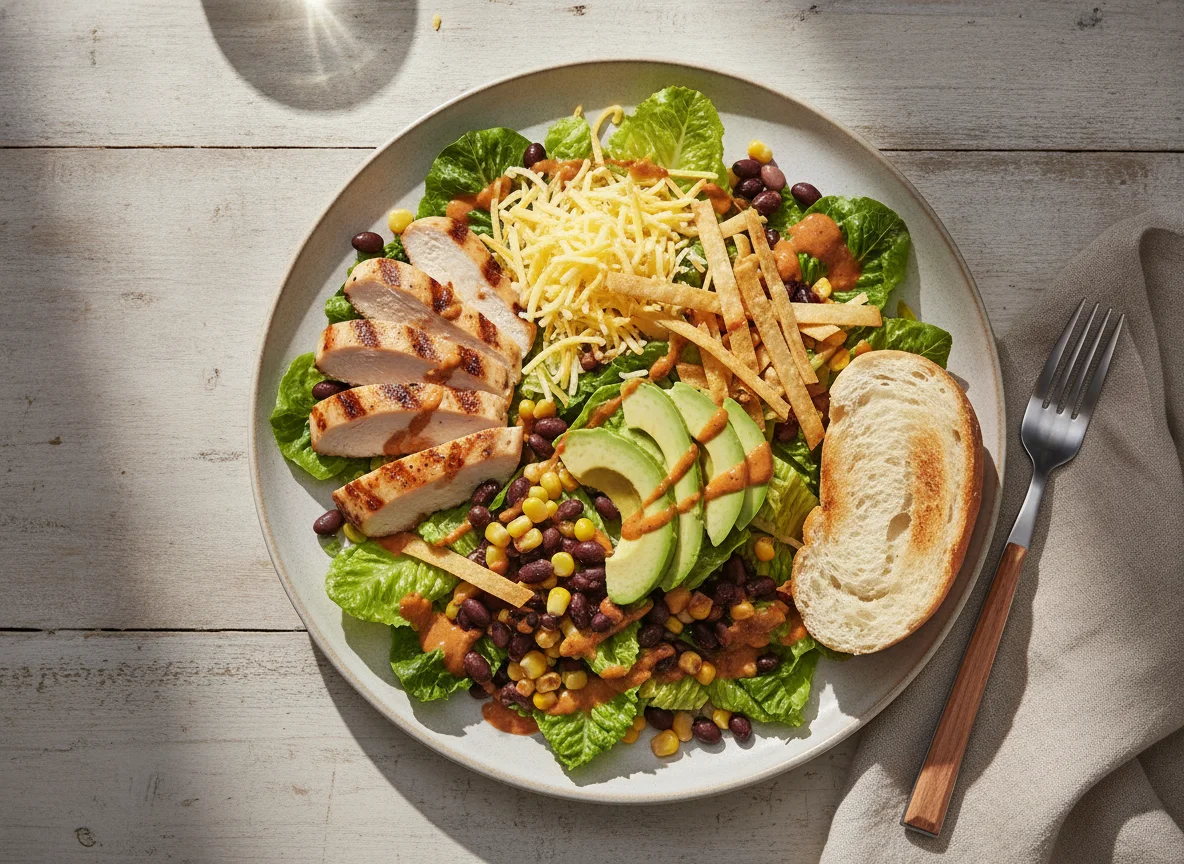 Ensalada Santa Fe con Pan photo
