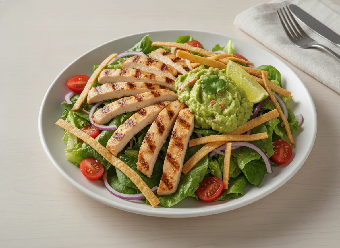 Ensalada Santa Fe con Pollo y Guacamole photo
