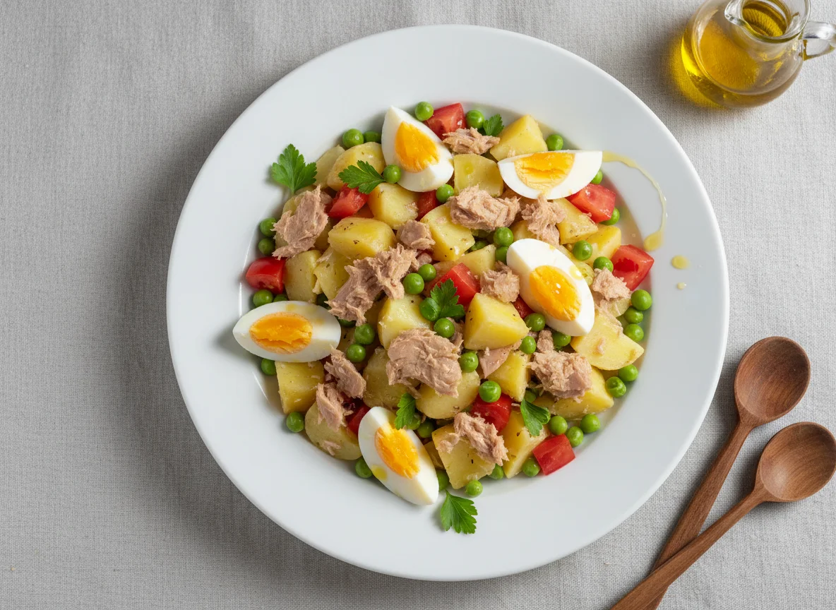 Ensaladilla de patata con atún photo