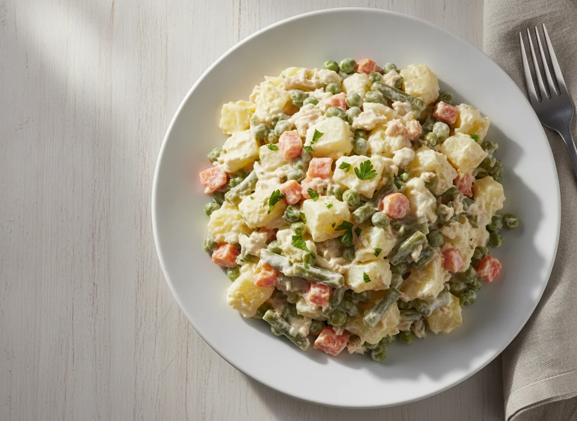 Ensaladilla rusa con atún photo