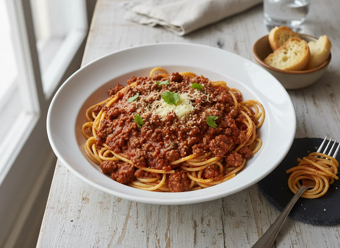 Espagueti a la Boloñesa photo