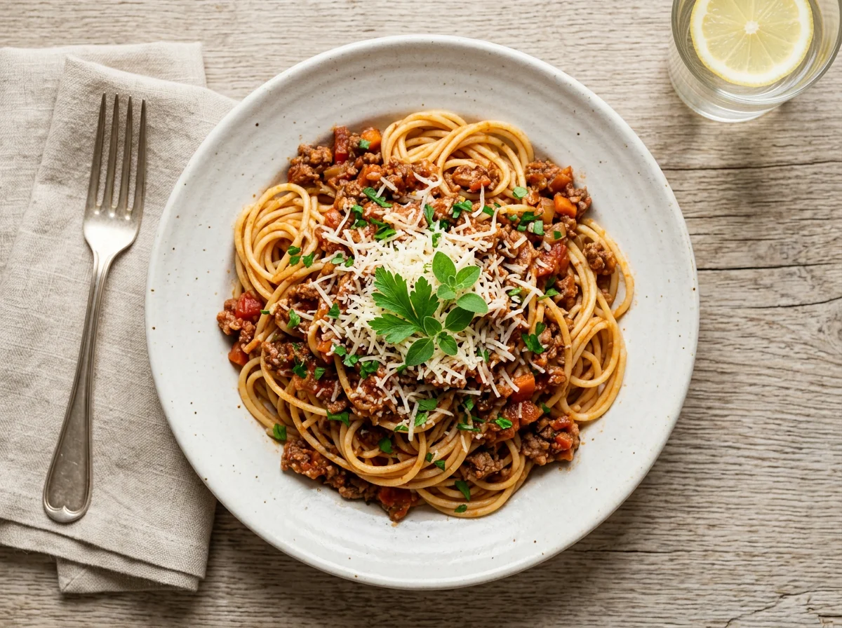 Espaguetis a la boloñesa photo