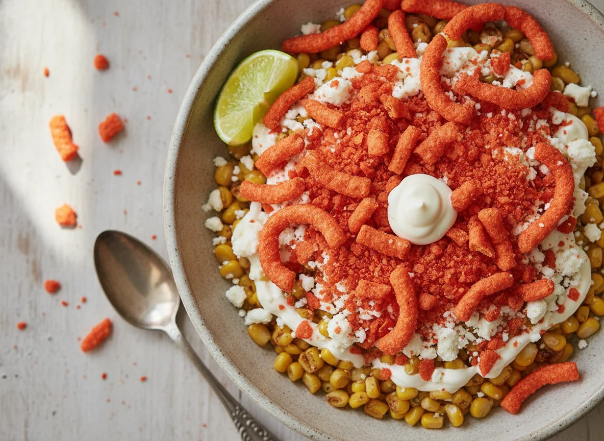 Esquites con Hot Cheetos photo