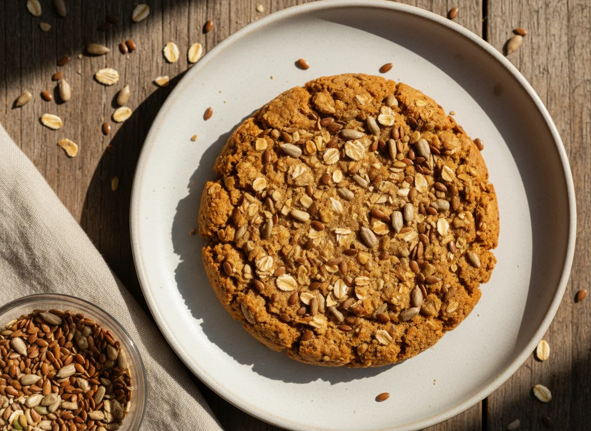 Galleta multicereales con semillas photo