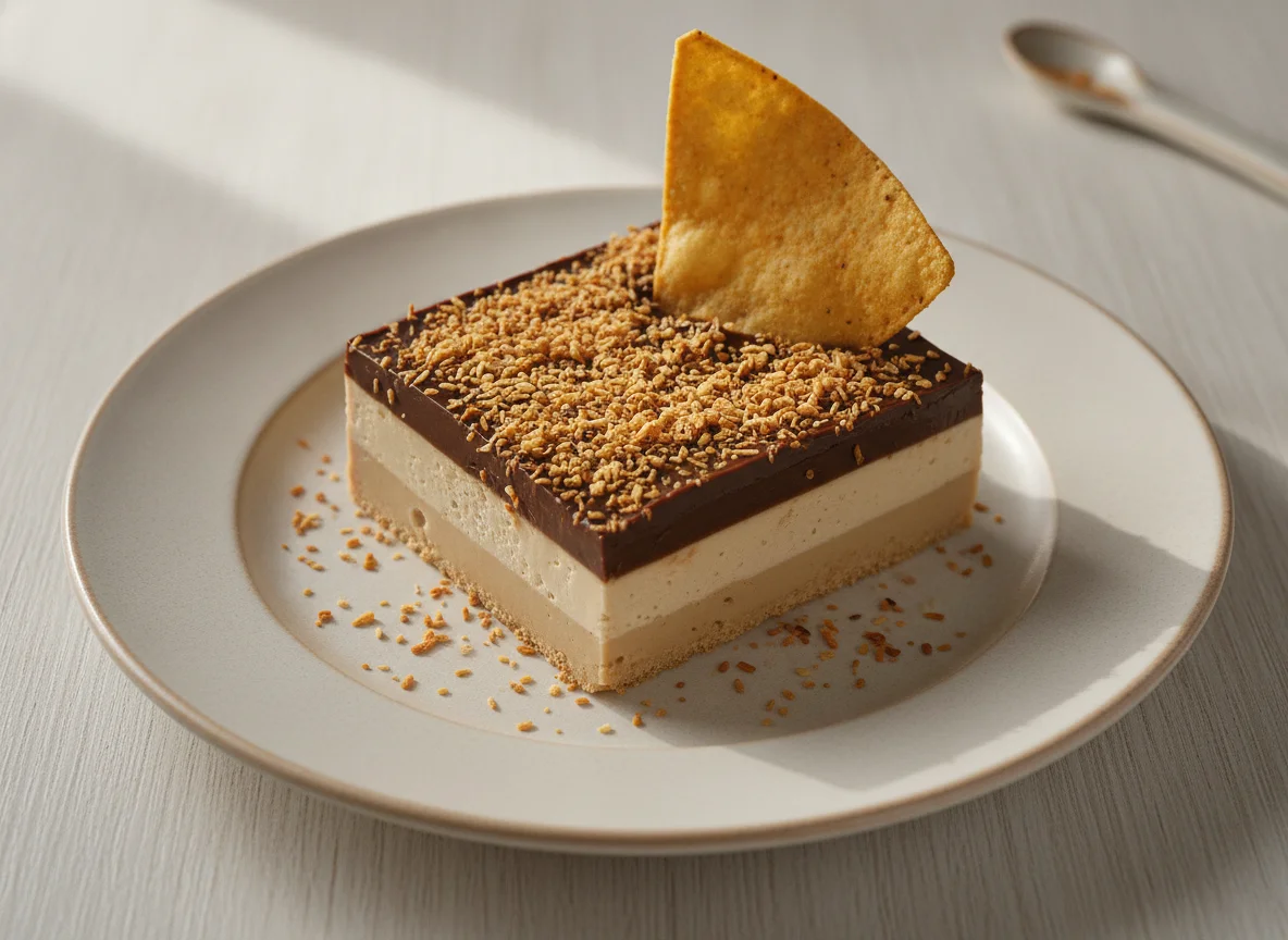 Gelatina de tres leches con chocolate y coco photo