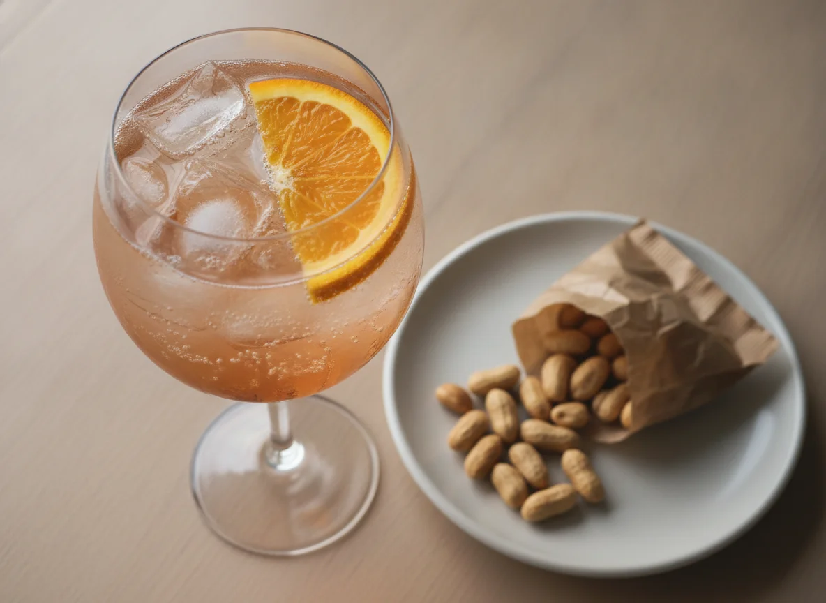 Gin Tonic con Aperitivo y Maní photo