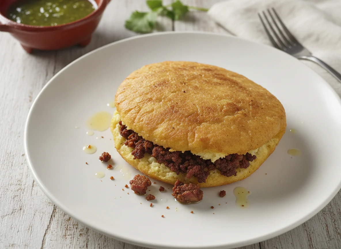 Gordita de maíz frita photo