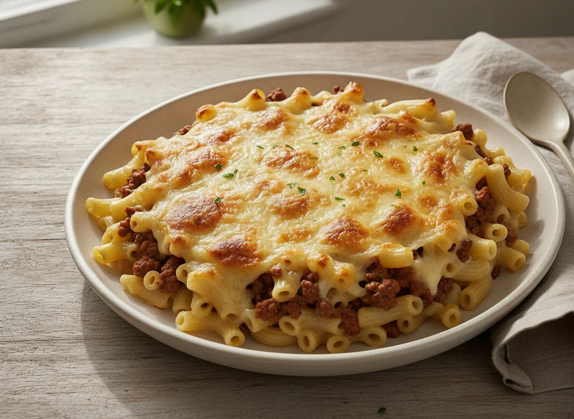 Gratinado de pasta o patata photo