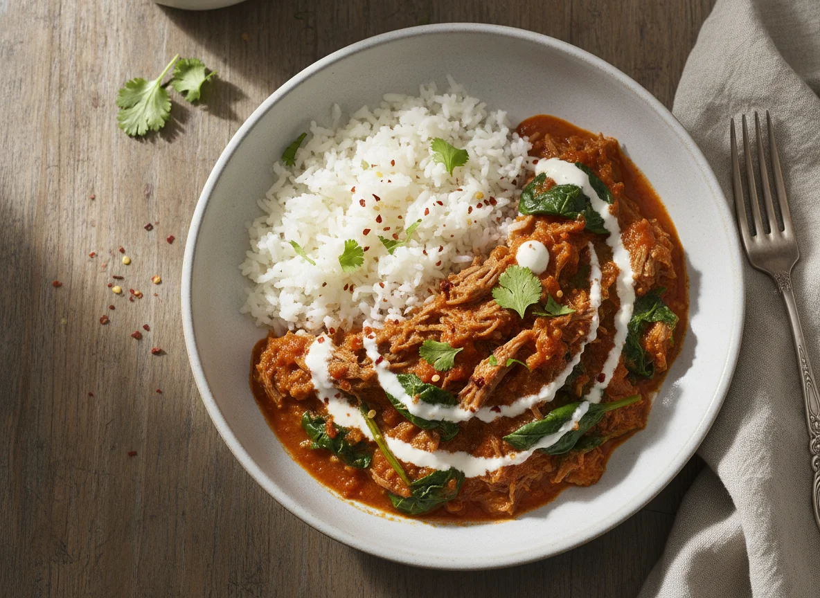 Guisado con crema photo