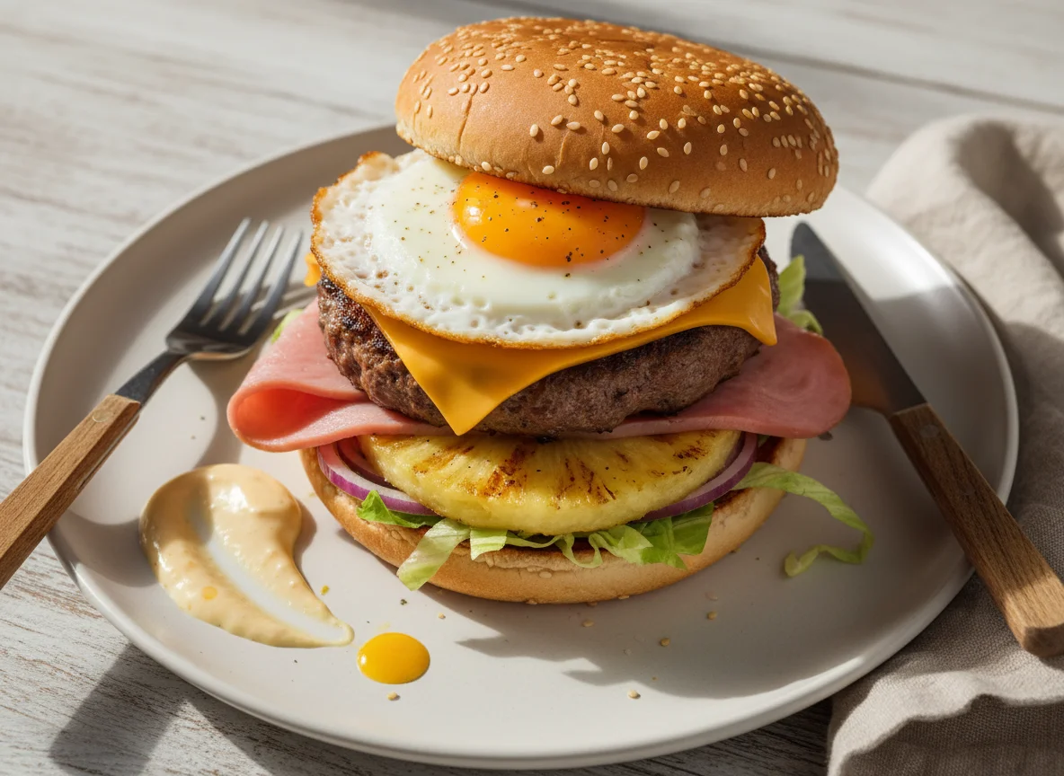 Hamburguesa completa photo