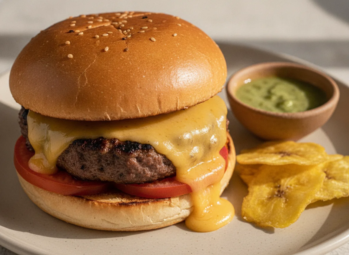Hamburguesa con queso photo