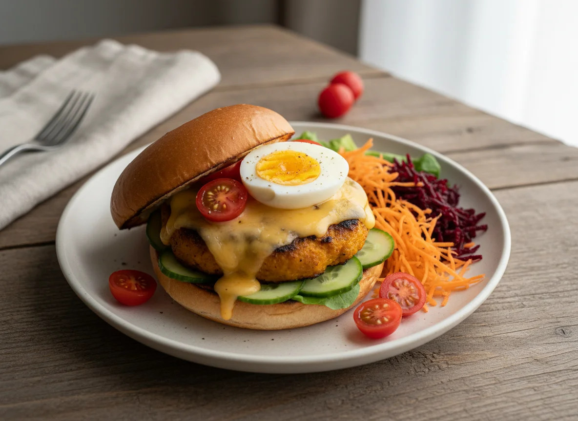 hamburguesa de calabaza  photo