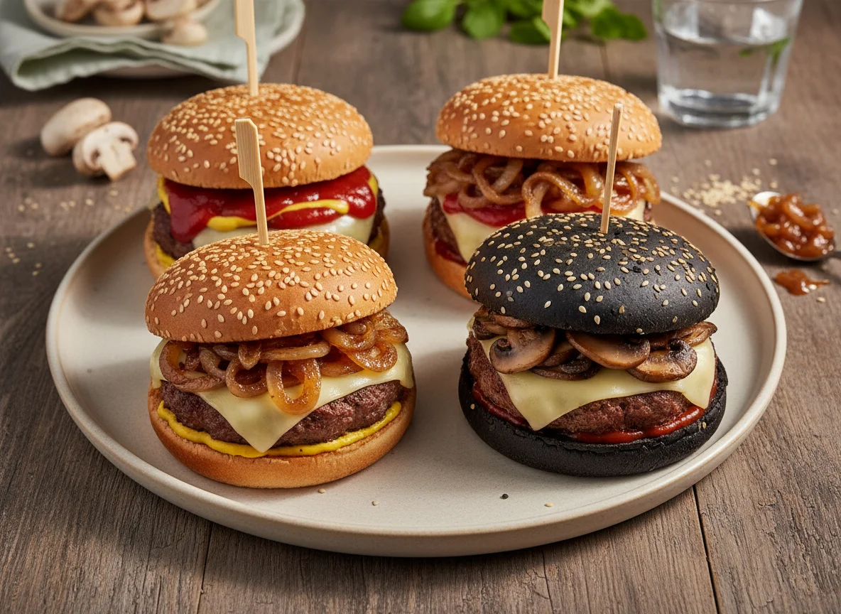 Hamburguesas variadas photo