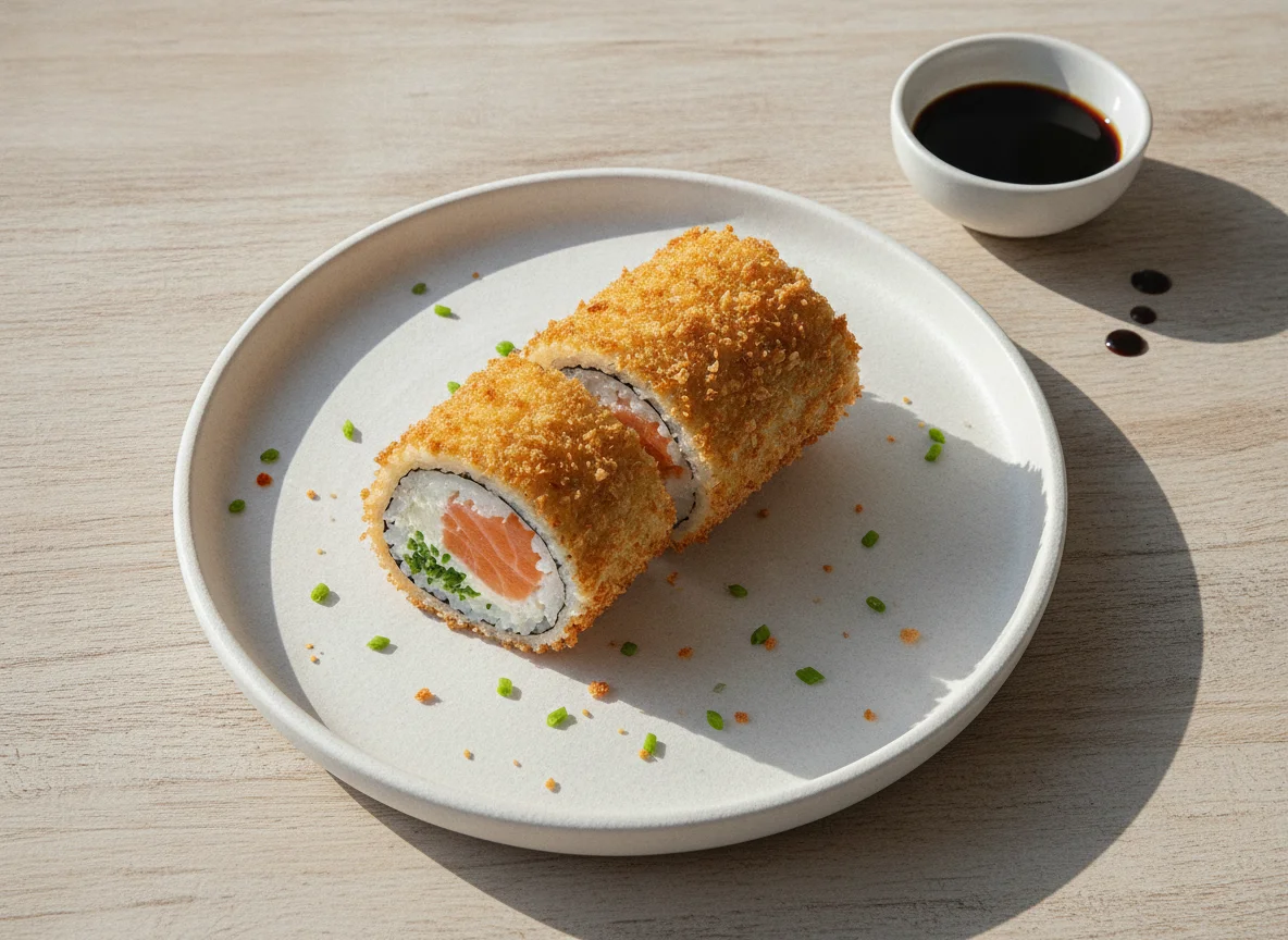 Handroll de sushi frito (Hot Roll) photo