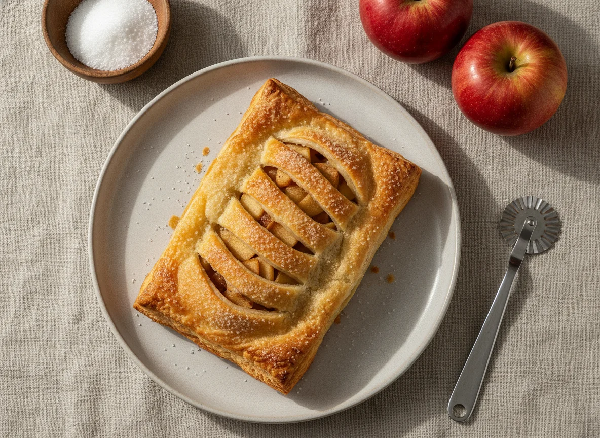 Hojaldre de manzana photo