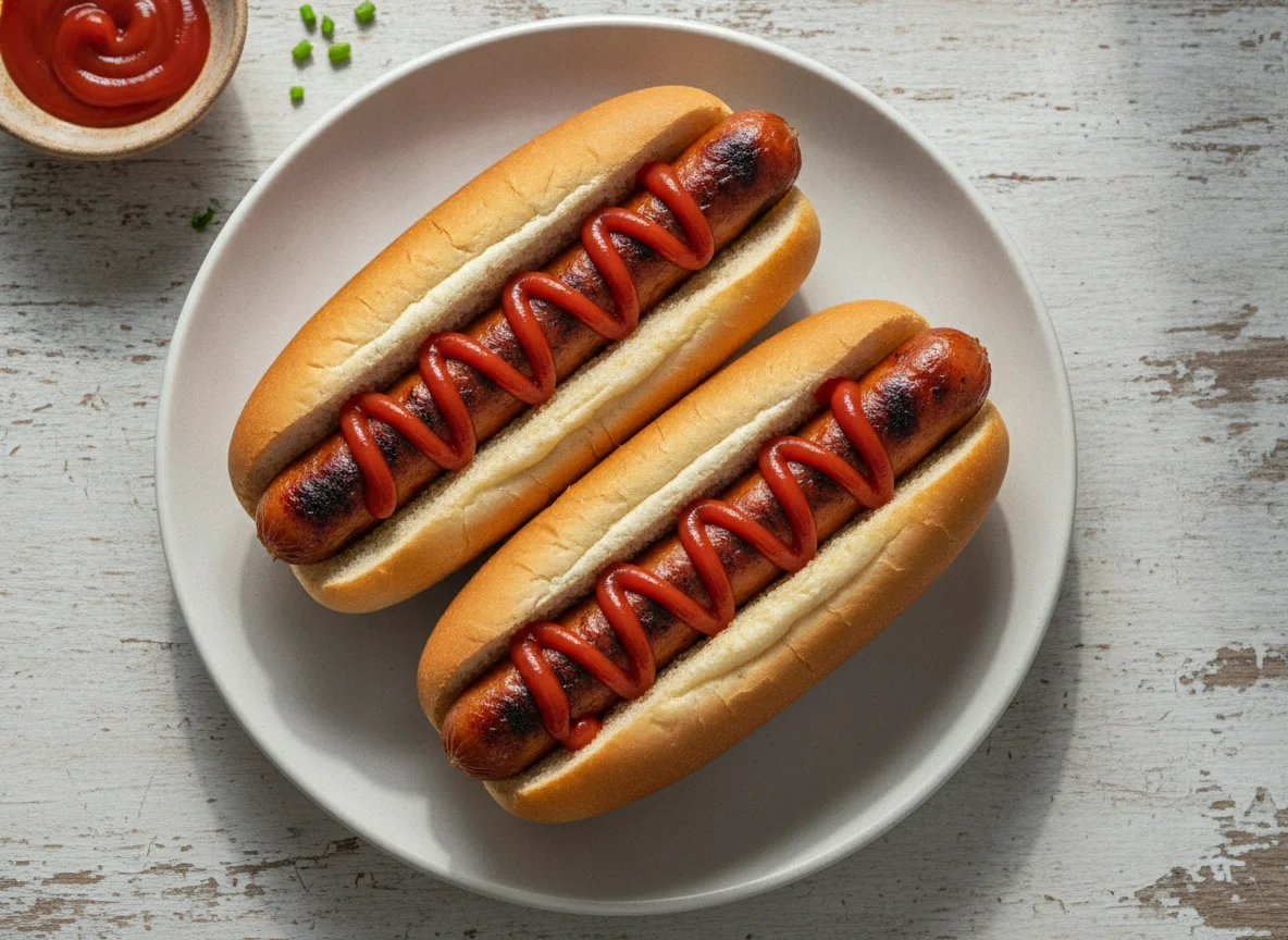 Hot dogs sencillos photo
