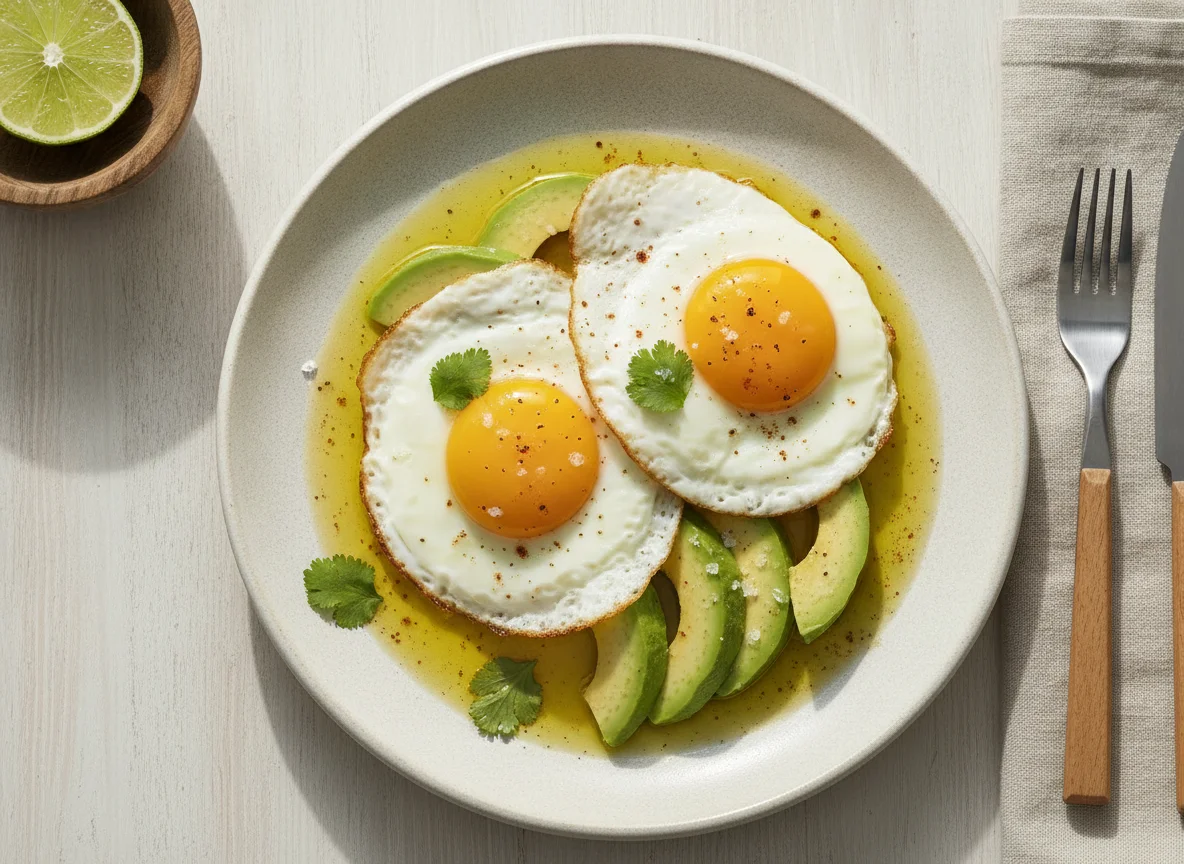 Huevo con aguacate photo