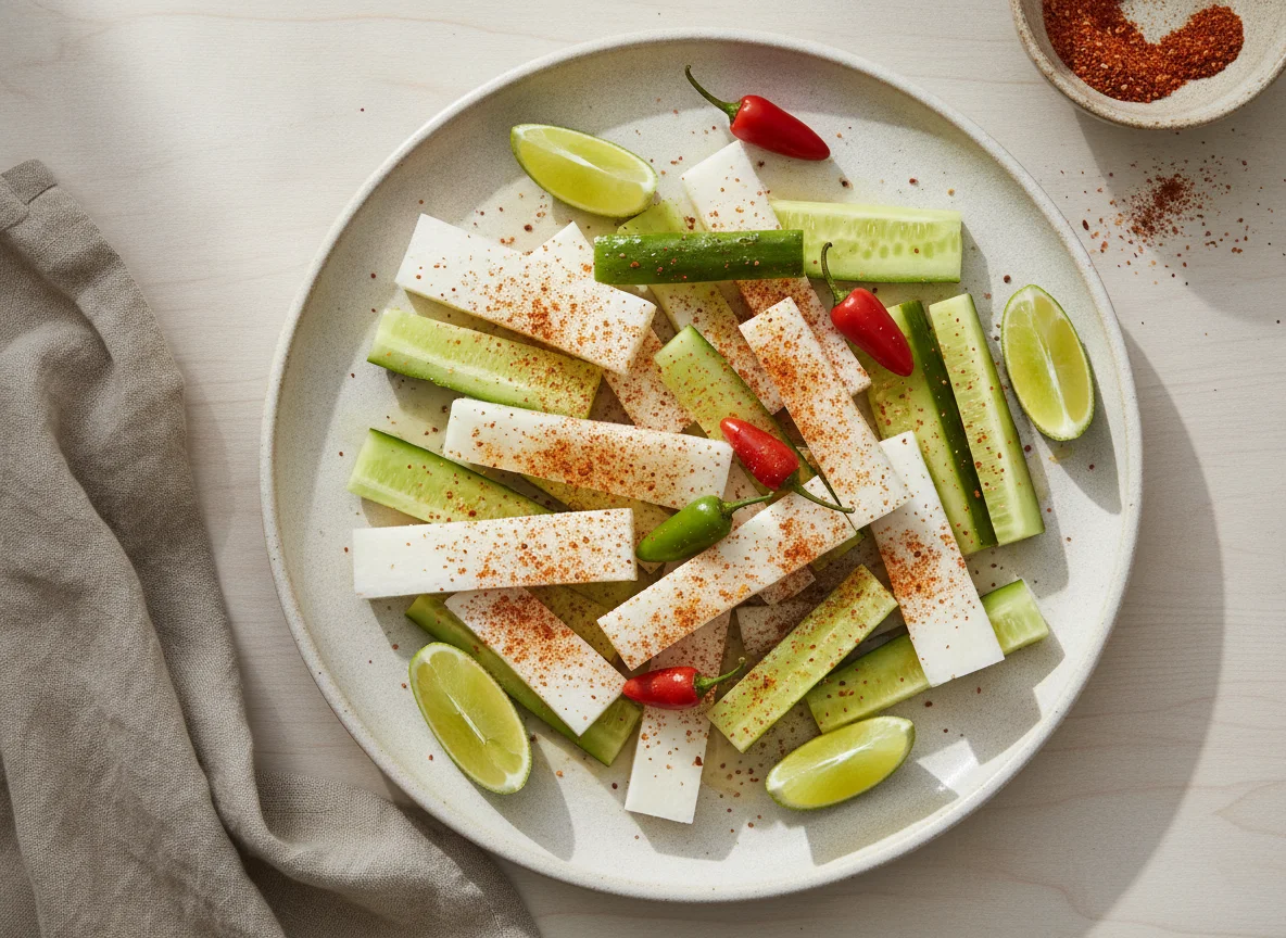 Jícama y Pepino con Chile y Limón photo