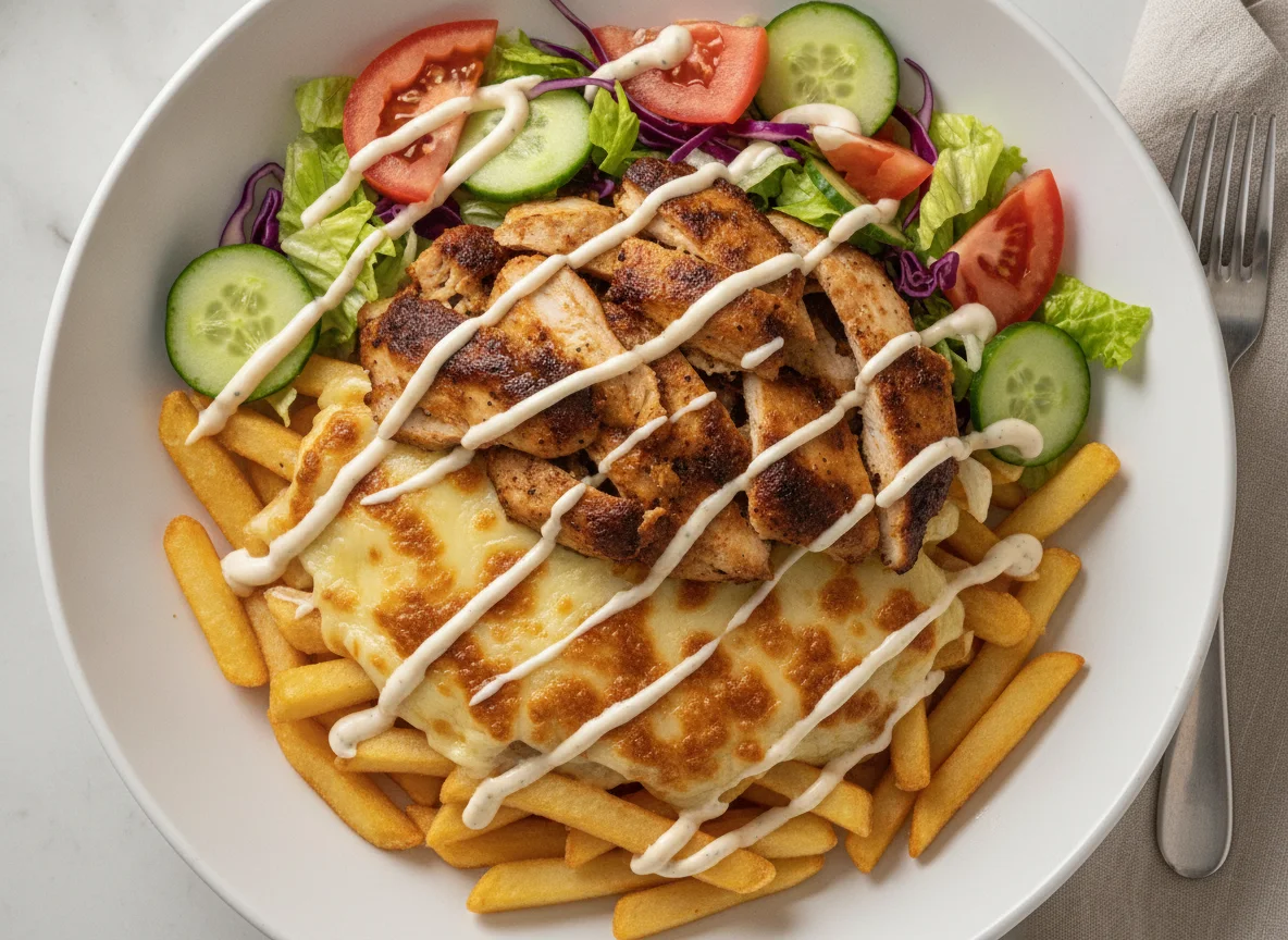 Kapsalon con ensalada photo