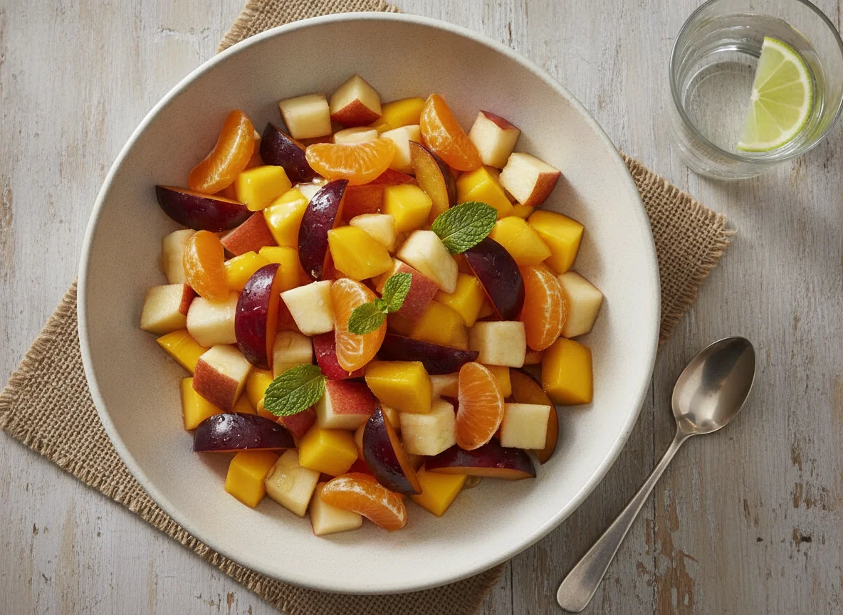 Macedonia de frutas photo