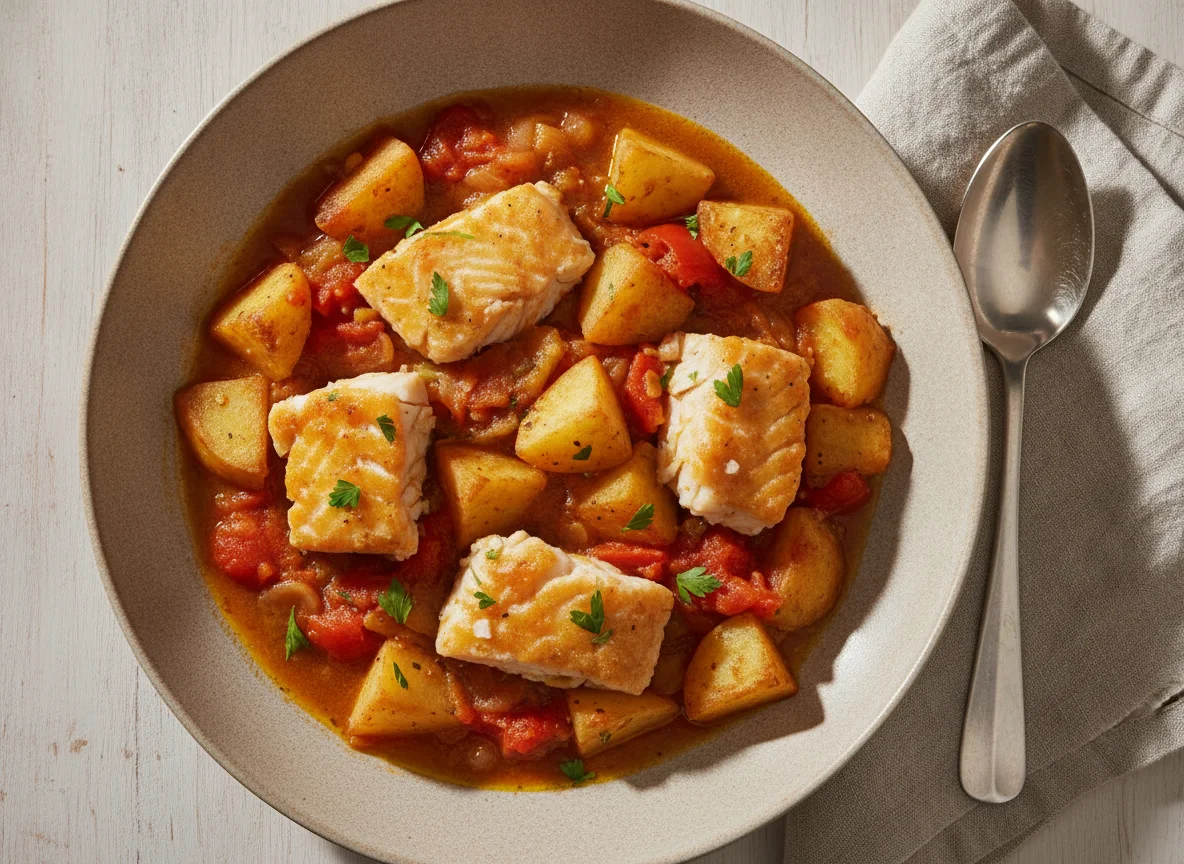 Marmitaco de bacalao photo