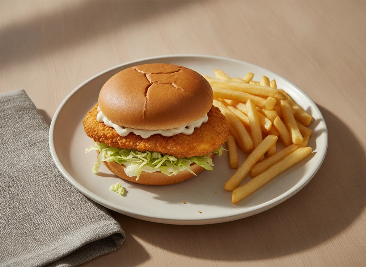 McChicken con Papas Fritas photo