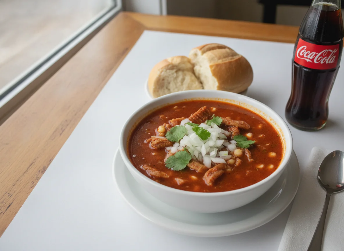 Menudo con bolillo photo