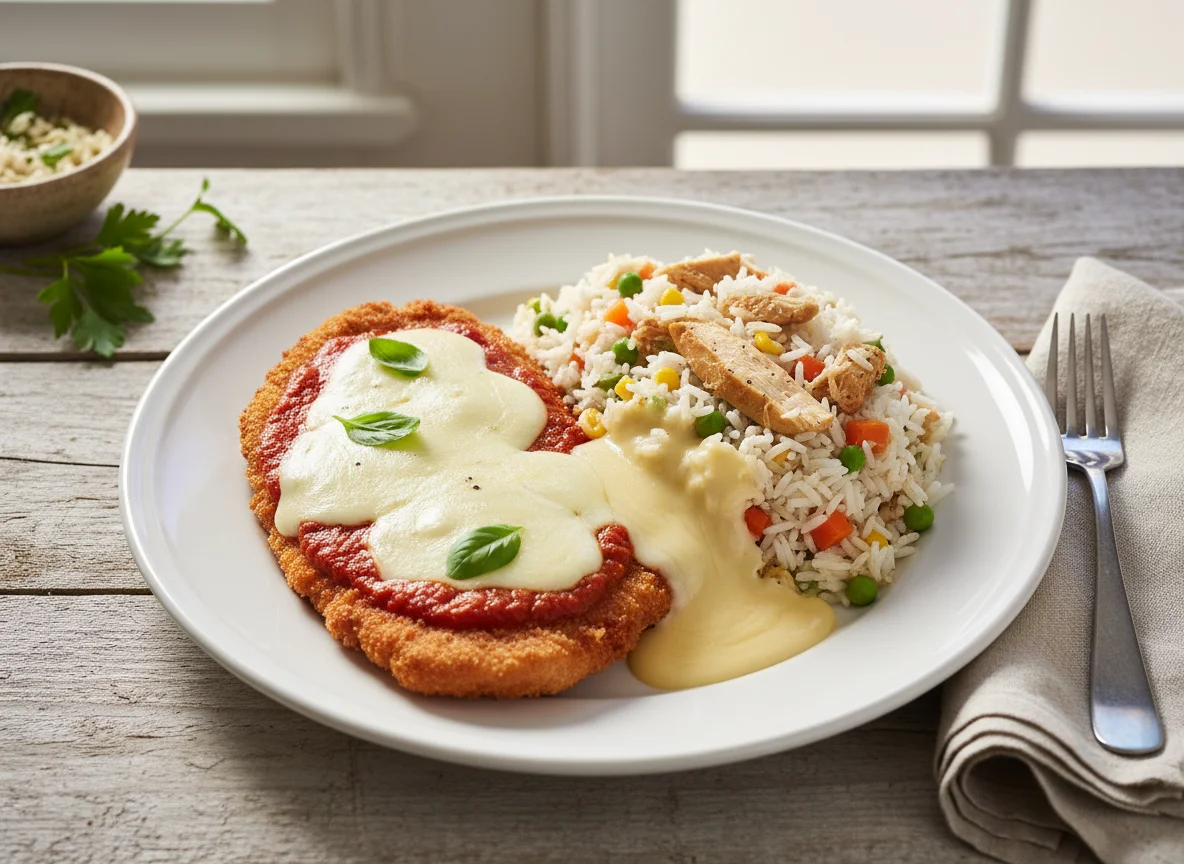 Milanesa con Arroz photo