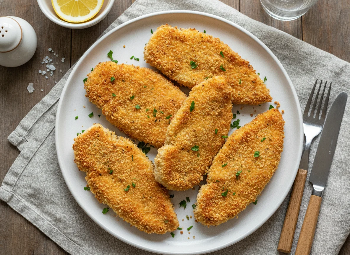 Milanesas de pollo al horno photo