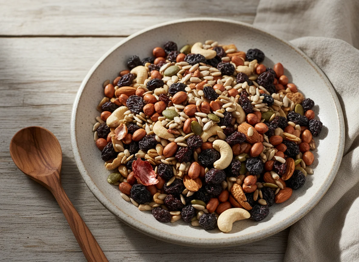 Mix de frutos secos y semillas photo