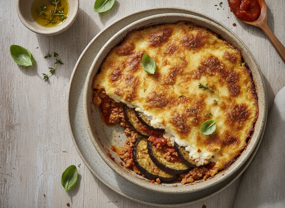 Mousaka de berenjena photo