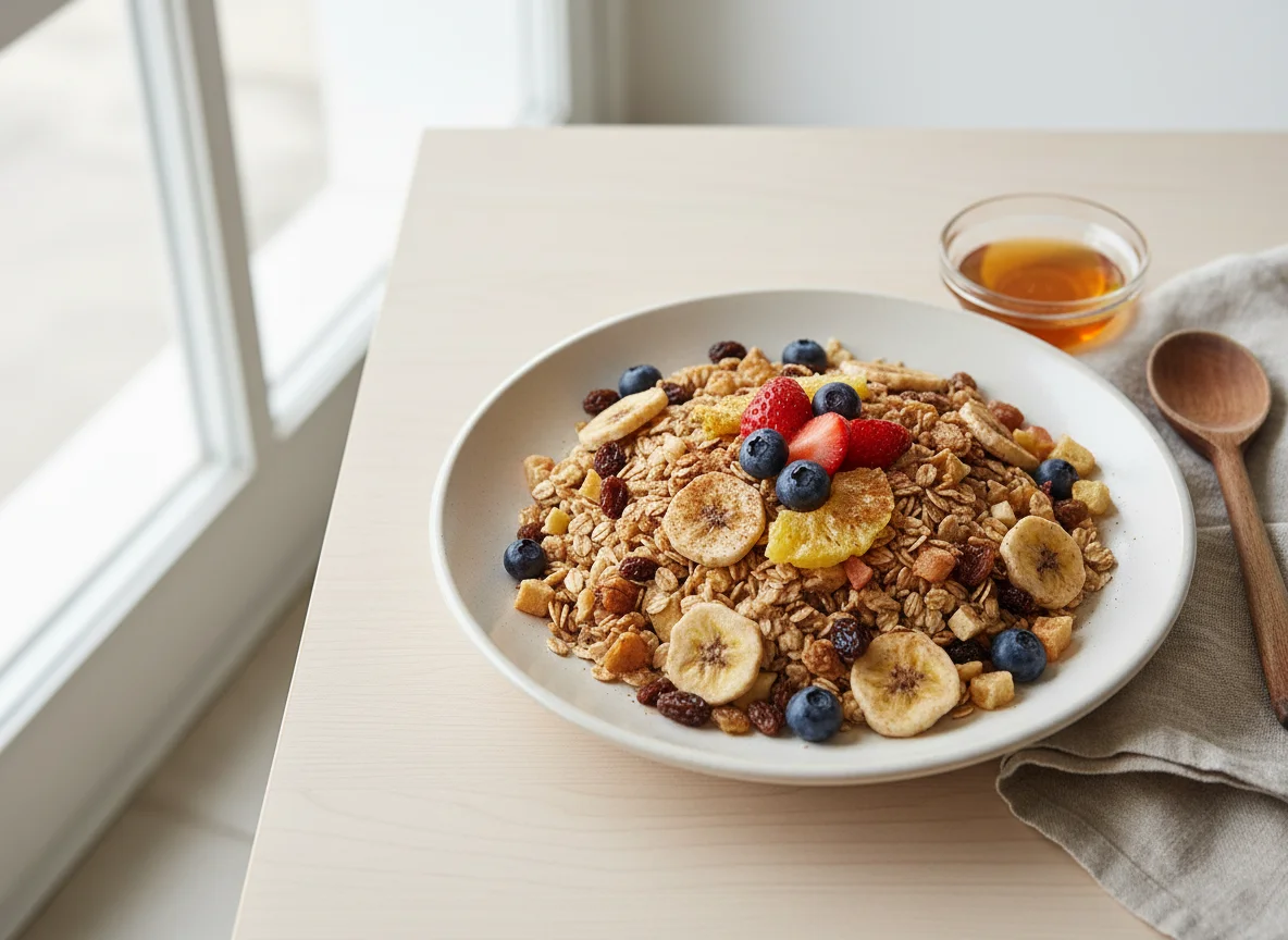 Muesli con frutas photo