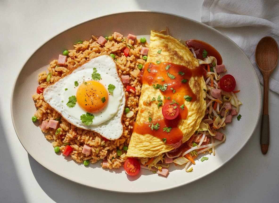 Nasi Goreng con Foe Yong Hai photo
