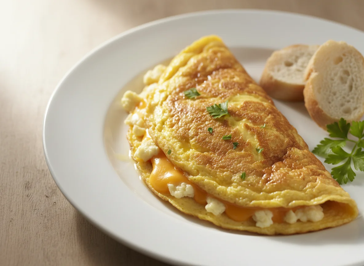 Omelette de queso photo