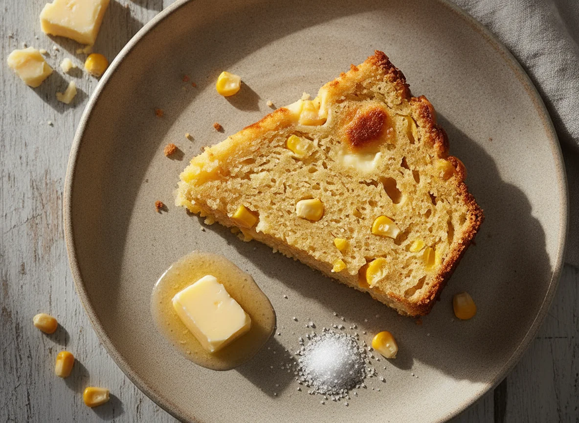 Pan de elote con queso photo