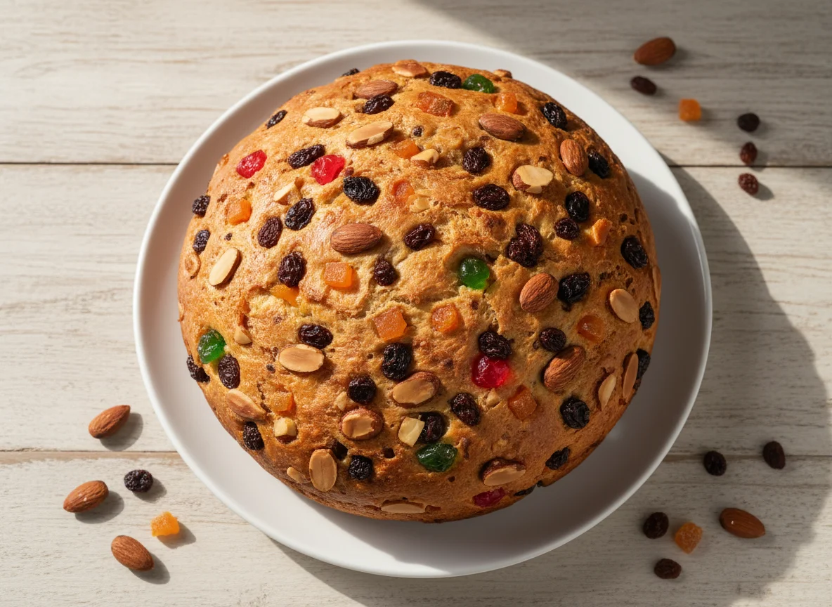 Pan de frutas y nueces photo