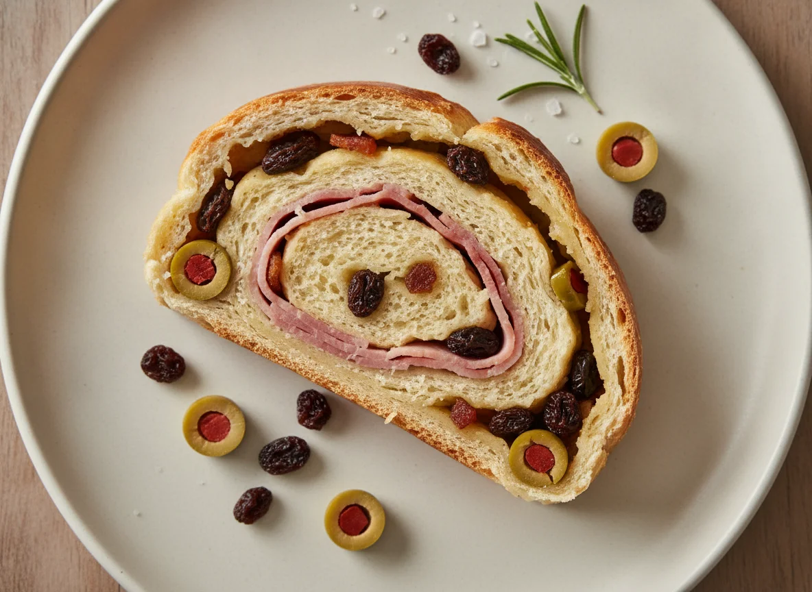 Pan de jamón (porción) photo