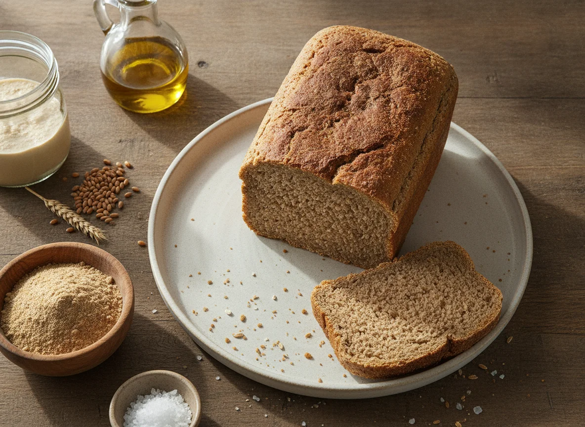 Pan de molde integral 100% photo