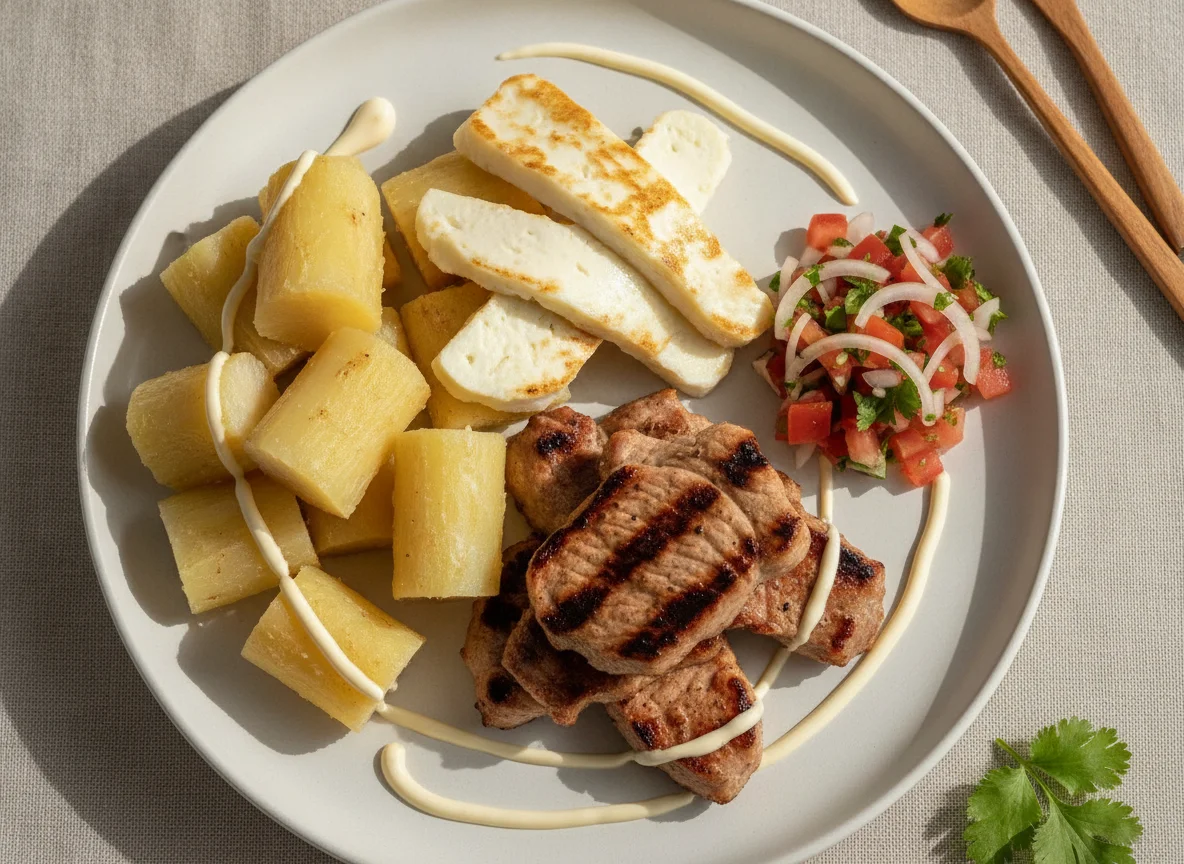 Parrilla con Queso y Yuca photo