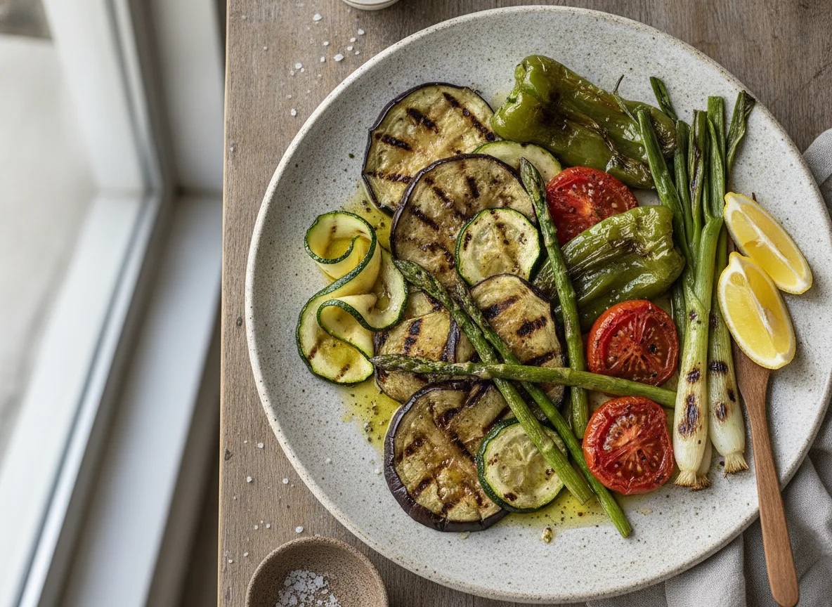 Parrillada de verduras photo