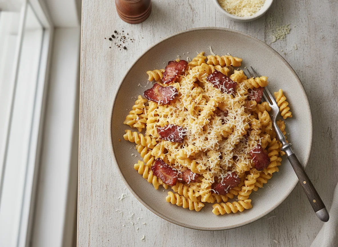 Pasta a la Carbonara photo