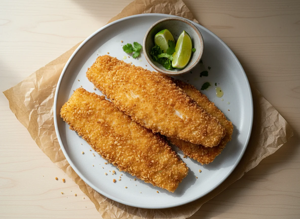 Pescado empanizado photo